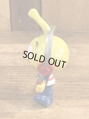 80’sのヘッドホンをしているスノークスのヴィンテージのPVC製フィギュア