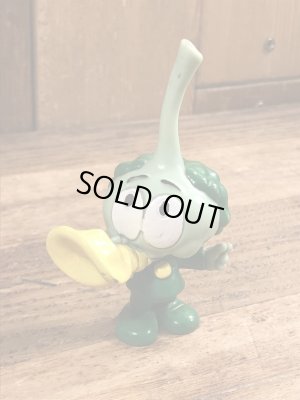 80年代頃のほら貝を吹いたスノークスのビンテージのPVCフィギュア