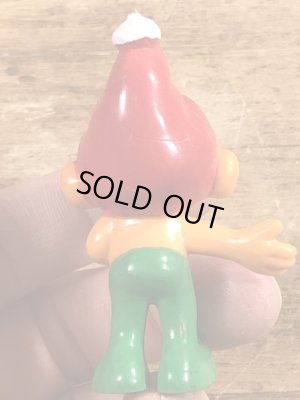 70年代頃のスマーフに似たグノームファミリーのビンテージのPVCフィギュア