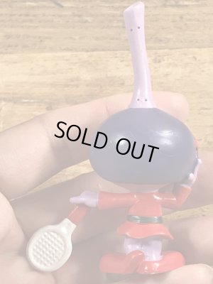 80年代頃のテニスをしているスノークスのビンテージのPVCフィギュア