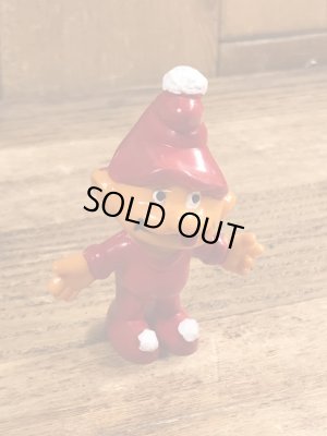 70年代頃のスマーフによく似たグノームファミリーのビンテージのPVCフィギュア