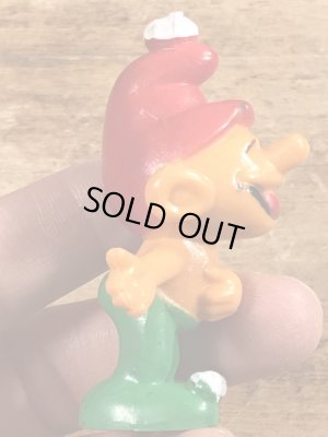 70’sのスマーフによく似たグノームファミリーのヴィンテージのPVC製フィギュア