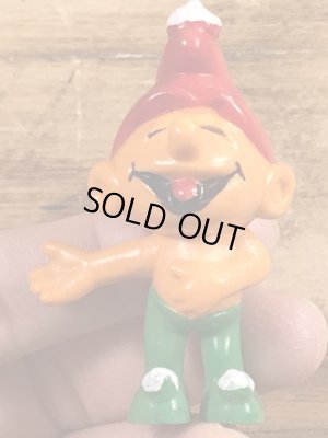 70年代頃のスマーフによく似たグノームファミリーのビンテージのPVCフィギュア