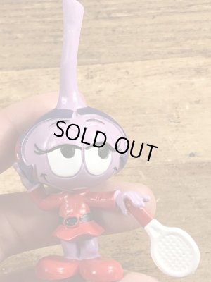 80年代頃のテニスをしているスノークスのビンテージのPVCフィギュア