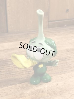 80年代頃のホーンを吹いたスノークスのヴィンテージのPVC製フィギュア