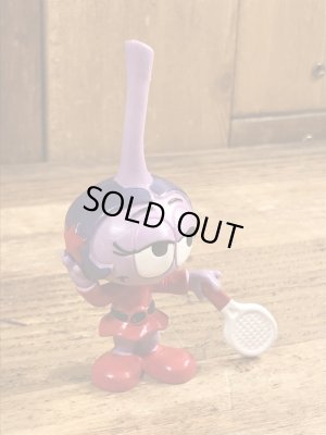 80年代頃のテニスをしているスノークスのビンテージのPVCフィギュア