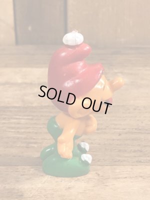 70年代頃のスマーフに似たグノームファミリーのビンテージのPVCフィギュア