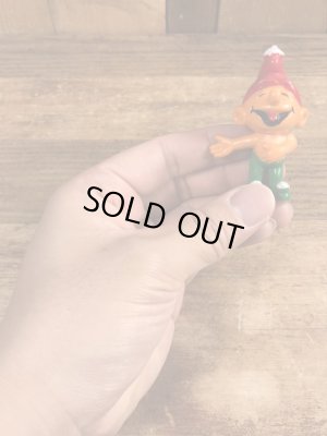 70’sのスマーフによく似たグノームファミリーのヴィンテージのPVC製フィギュア