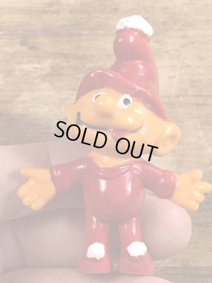 70年代頃のスマーフによく似たグノームファミリーのビンテージのPVCフィギュア