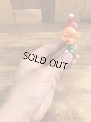 70’sのスマーフに似たグノームファミリーのヴィンテージのPVC製フィギュア