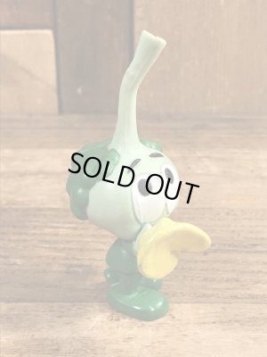 80年代頃のホーンを吹いたスノークスのヴィンテージのPVC製フィギュア