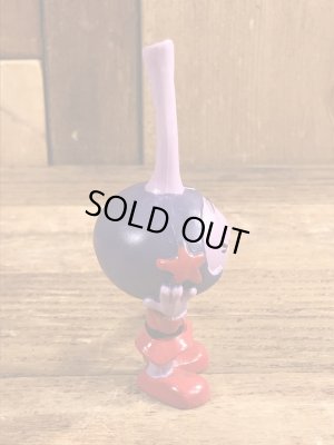 80年代頃のテニスをしているスノークスのビンテージのPVCフィギュア