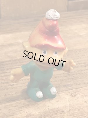 70年代頃のスマーフによく似たグノームファミリーのビンテージのPVCフィギュア