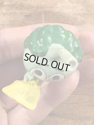 80年代頃のホーンを吹いたスノークスのヴィンテージのPVC製フィギュア