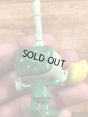 80年代頃のほら貝を吹いたスノークスのビンテージのPVCフィギュア