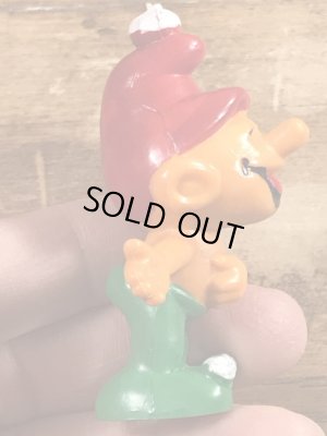 70’sのスマーフによく似たグノームファミリーのヴィンテージのPVC製フィギュア