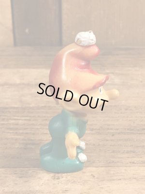 70年代頃のスマーフによく似たグノームファミリーのビンテージのPVCフィギュア