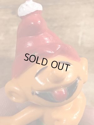 70年代頃のスマーフに似たグノームファミリーのビンテージのPVCフィギュア