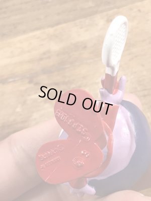 80’sのテニスをしているスノークスのヴィンテージのPVC製フィギュア