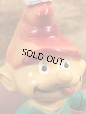 70年代頃のスマーフによく似たグノームファミリーのビンテージのPVCフィギュア