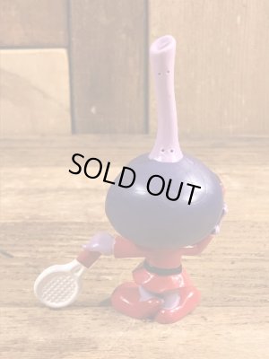 80’sのテニスをしているスノークスのヴィンテージのPVC製フィギュア