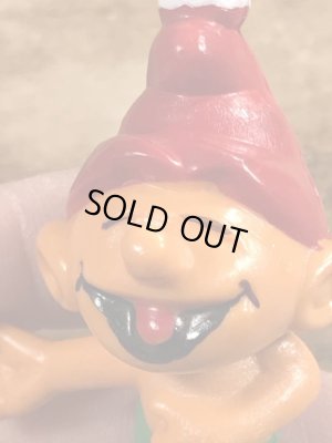 70年代頃のスマーフによく似たグノームファミリーのビンテージのPVCフィギュア