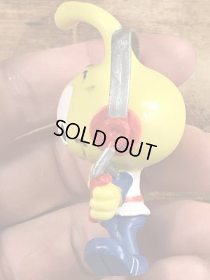 80’sのヘッドホンをしているスノークスのヴィンテージのPVC製フィギュア