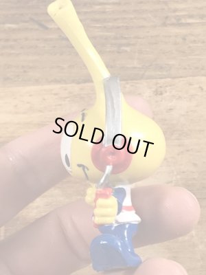 80’sのヘッドホンをしているスノークスのヴィンテージのPVC製フィギュア