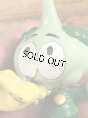 80年代頃のほら貝を吹いたスノークスのビンテージのPVCフィギュア