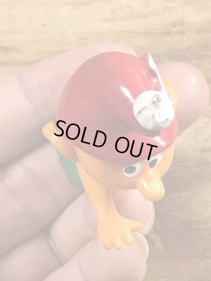 70年代頃のスマーフに似たグノームファミリーのビンテージのPVCフィギュア