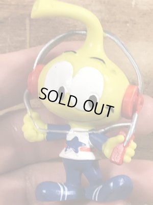 80年代頃のヘッドホンをしているスノークスのビンテージのPVCフィギュア