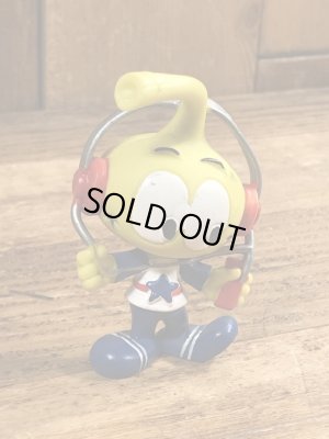 80年代頃のヘッドホンをしているスノークスのビンテージのPVCフィギュア