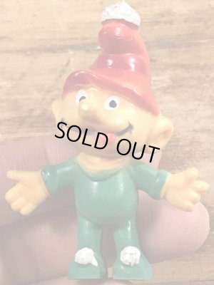 70年代頃のスマーフによく似たグノームファミリーのビンテージのPVCフィギュア