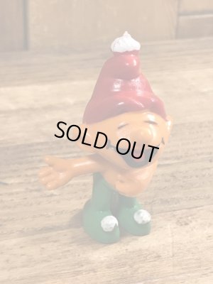 70年代頃のスマーフによく似たグノームファミリーのビンテージのPVCフィギュア