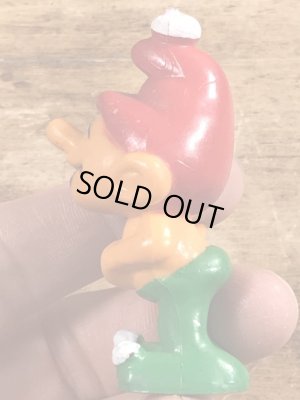 70’sのスマーフによく似たグノームファミリーのヴィンテージのPVC製フィギュア