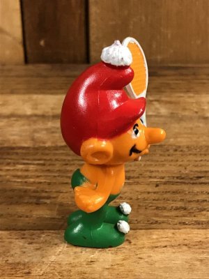 70年代頃のスマーフに似たグノームファミリーのビンテージのPVCフィギュア