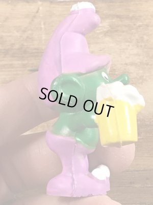 70’sのビールを持ったグノームファミリーのヴィンテージのPVC製フィギュア