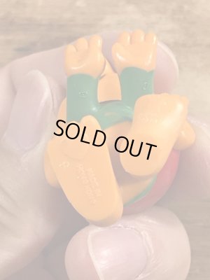 70’sのスリープウォーカーのグノームファミリーのヴィンテージのPVC製フィギュア