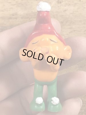 70年代頃のスマーフによく似たグノームファミリーのビンテージのPVCフィギュア