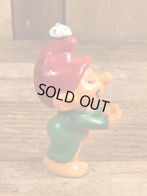 70年代頃のスマーフによく似たグノームファミリーのビンテージのPVCフィギュア