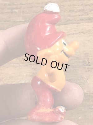 70’sのキャンディを持ったグノームファミリーのヴィンテージのPVC製フィギュア