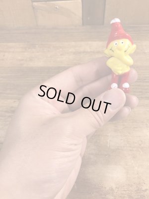 70’sのスマイルのグノームファミリーのヴィンテージのPVC製フィギュア