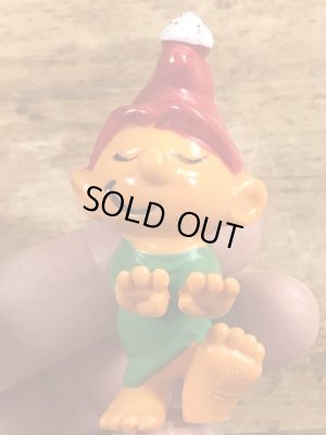 70年代頃のスマーフによく似たグノームファミリーのビンテージのPVCフィギュア