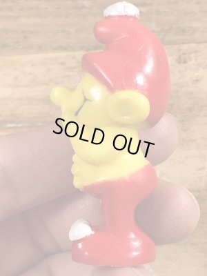 70’sのスマイルのグノームファミリーのヴィンテージのPVC製フィギュア