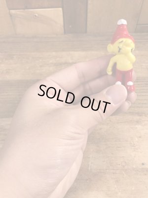 70’sのスマーフによく似たグノームファミリーのヴィンテージのPVC製フィギュア