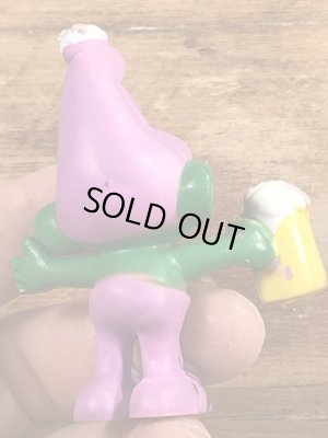 70年代頃のスマーフによく似たグノームファミリーのビンテージのPVCフィギュア