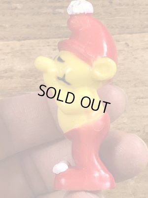 70’sのスマーフによく似たグノームファミリーのヴィンテージのPVC製フィギュア