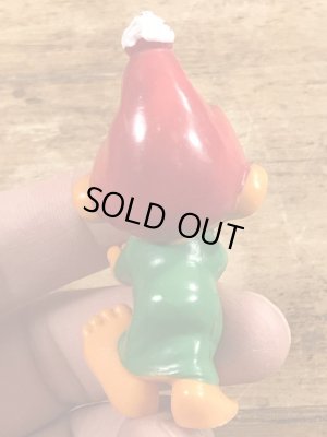 70年代頃のスマーフによく似たグノームファミリーのビンテージのPVCフィギュア