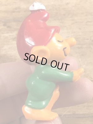 70’sのスリープウォーカーのグノームファミリーのヴィンテージのPVC製フィギュア