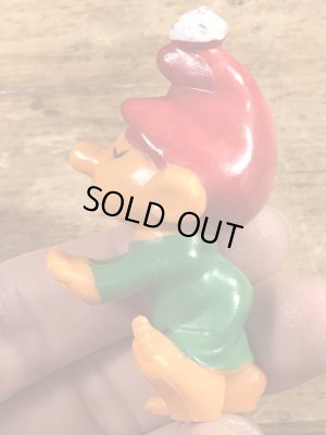 70’sのスリープウォーカーのグノームファミリーのヴィンテージのPVC製フィギュア